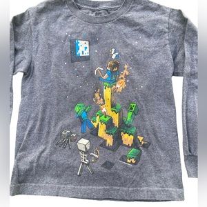 Boy's Mojang Minecraft Graphic Tee Sz Youth Small
